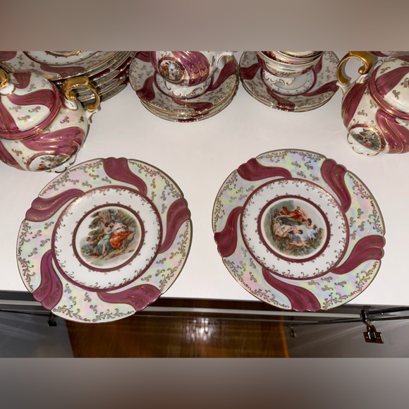 Antique Porcelain large China Set from the USSR Volkstedt - Picture 5 of 16